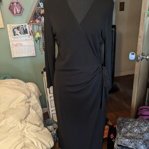 Black Ralph Lauren wrap dress size 10